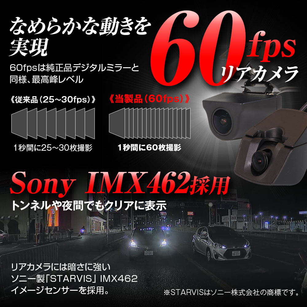楽天市場】マックスウィン MDR-I003A+CAB-DVR10 車内 車外リアカメラ +
