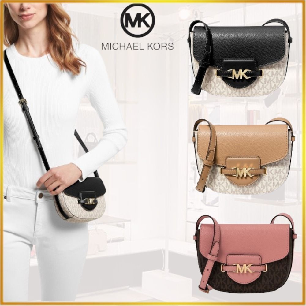 MICHAEL MICHAEL KORS REED サドル クロスボディ スモール (Michael