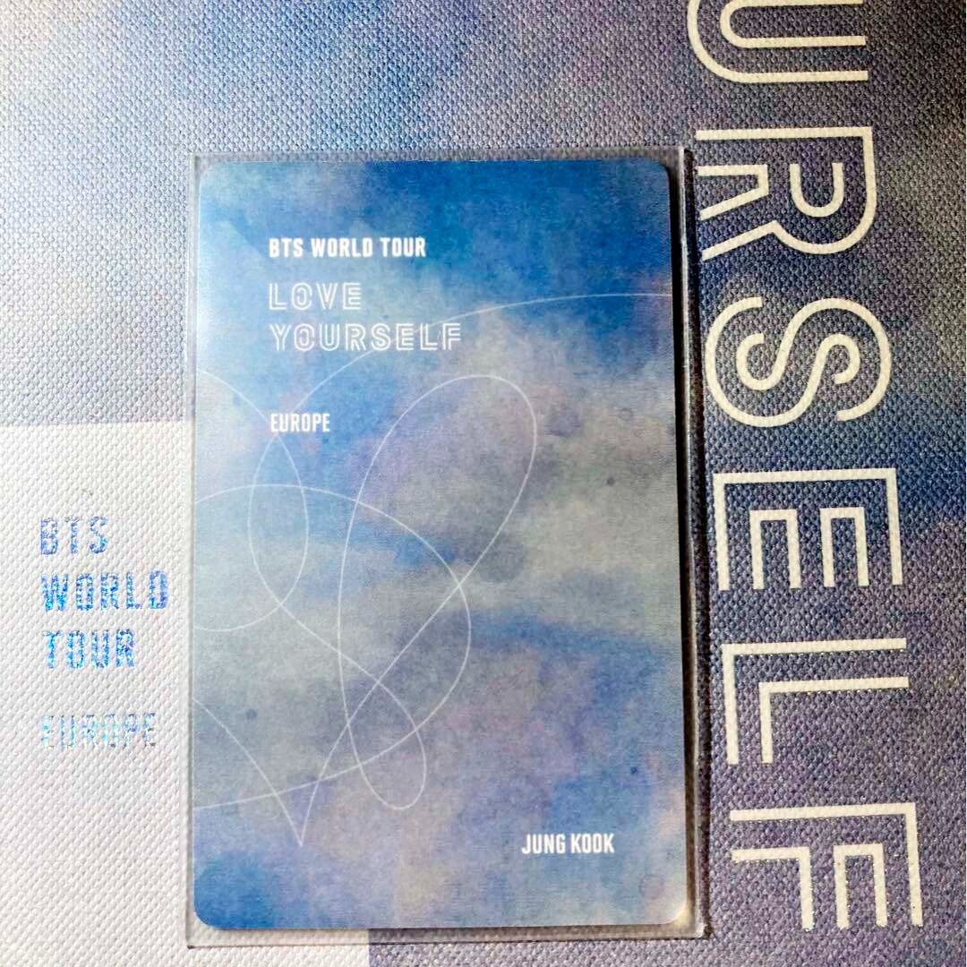 BTS LYS Europe DVD トレカ BTS JUNGKOOK Love Yourself World Tour