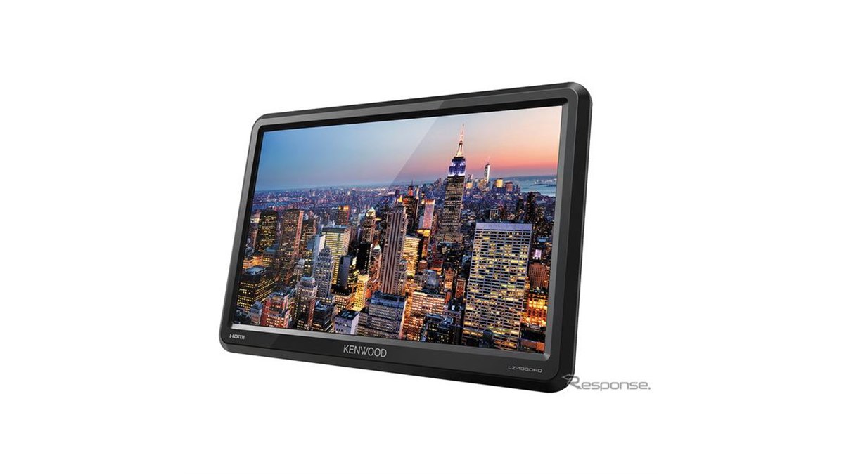 ケンウッド、10.1V型HD液晶リアモニター発売へ HDMI入力端子2系統装備