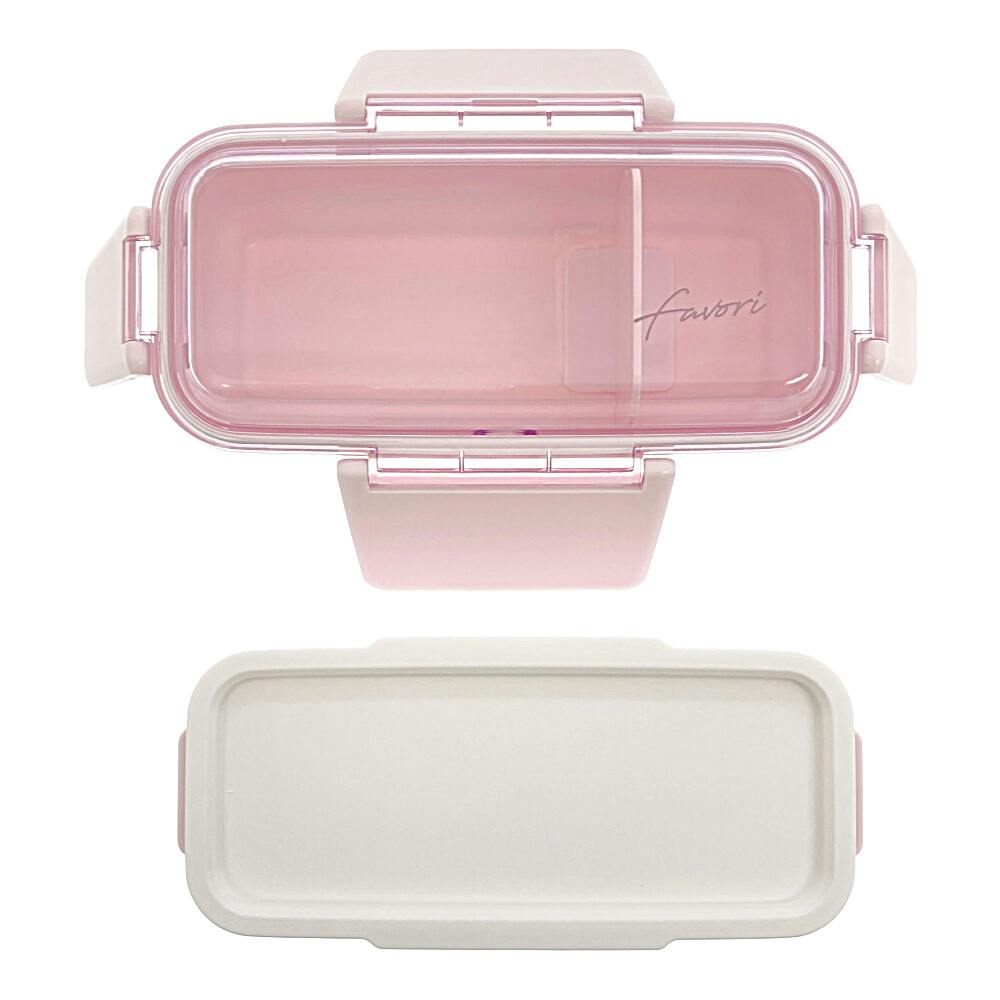 ランチボックス二段 ピンク 600ml | 弁当箱・水筒 通販