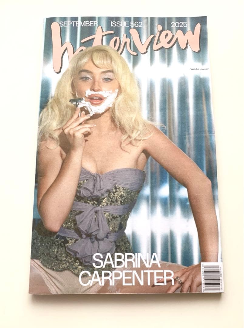 Interview US September 2025 サブリナカーペンター 🦚 NEW AT ICONIC 🦚 INTERVIEW @interviewmag September 2025 Issue