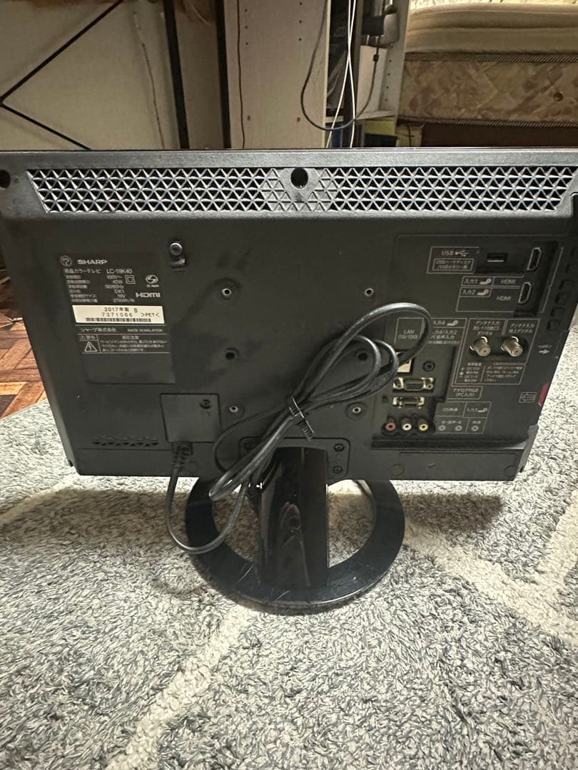 SHARP 液晶テレビ LC-19K40 19インチ - メルカリ