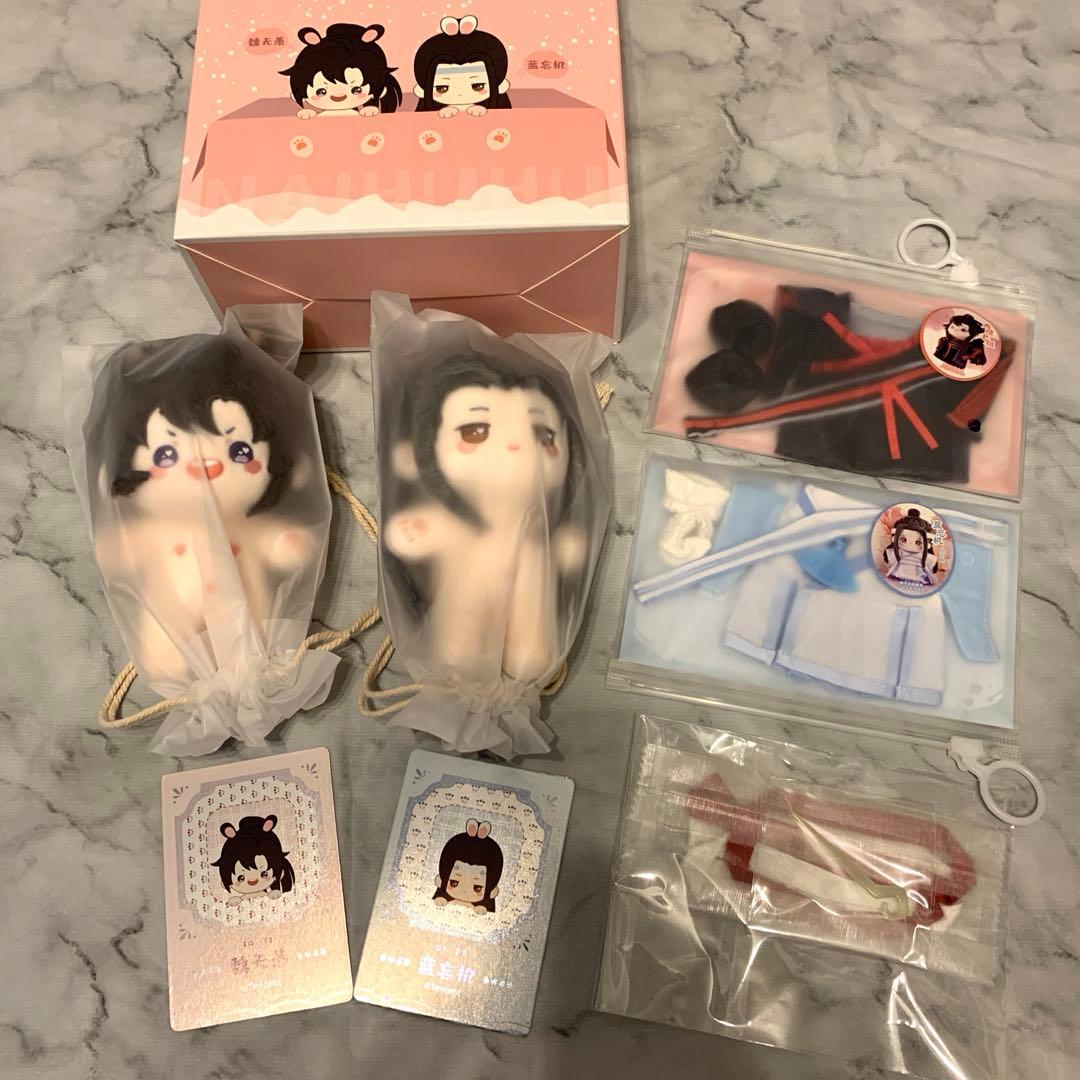魔道祖師 KAZE ぬいぐるみ 10cm 骨なし 奶呼呼 魏無羡 藍忘機 m33841841234_1.jpg?1761957503